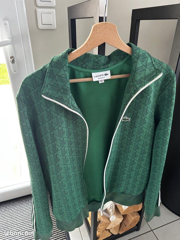 Gilet Lacoste vert Vêtements