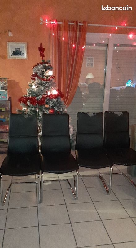 Lot de 4 chaises à customiser (image 1)