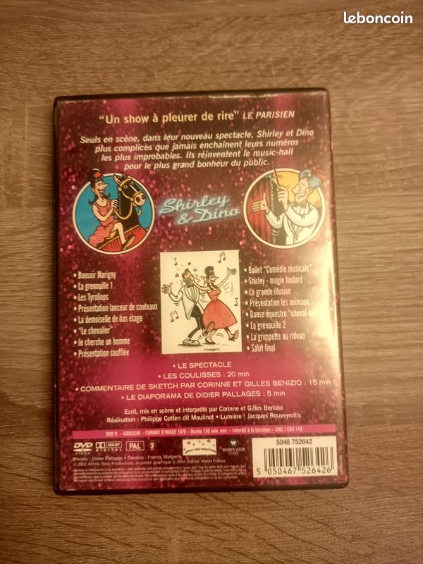 DVD Shirley et Dino au théâtre Marigny (image 2)