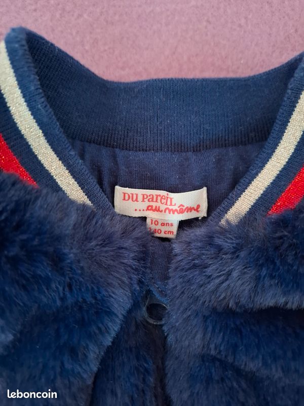 Gilet sans manches marine col montant zip au devant - Lénaelle | Motus Boutique