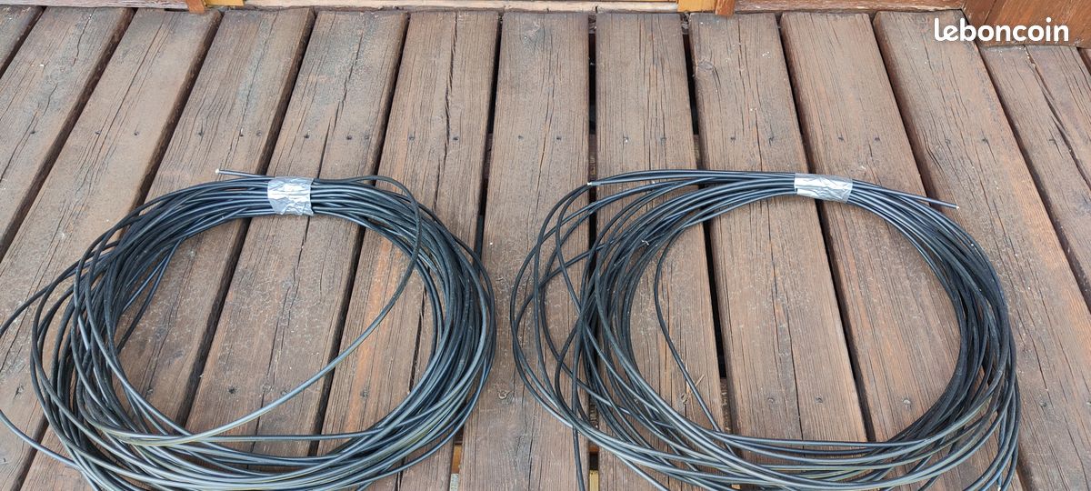 Lot câble fibre optique FTTH extérieur 40 m + 23 m (image 2)