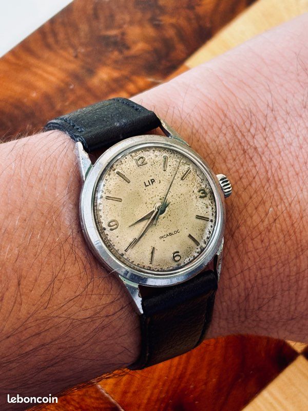 VINTAGE MONTRE LIP - ANCIEN CADRAN DIAM. 29.30 mm