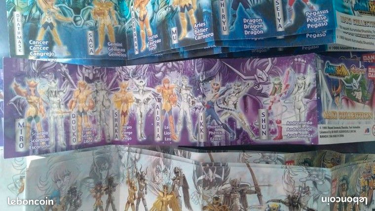 Saint Seiya flyer gashapon et petite figurine (image 4)