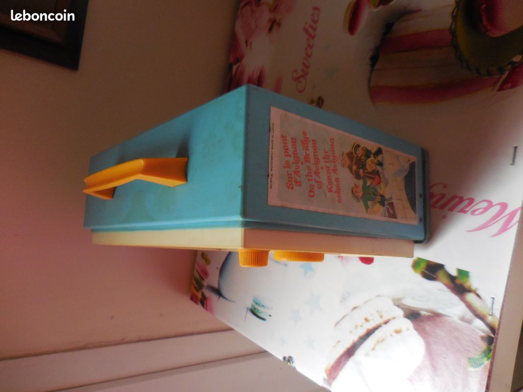 Écran TV Musical Vintage Fisher-Price - Jouet Ancien Pour Enfant - Boîte à Musique - Occasion