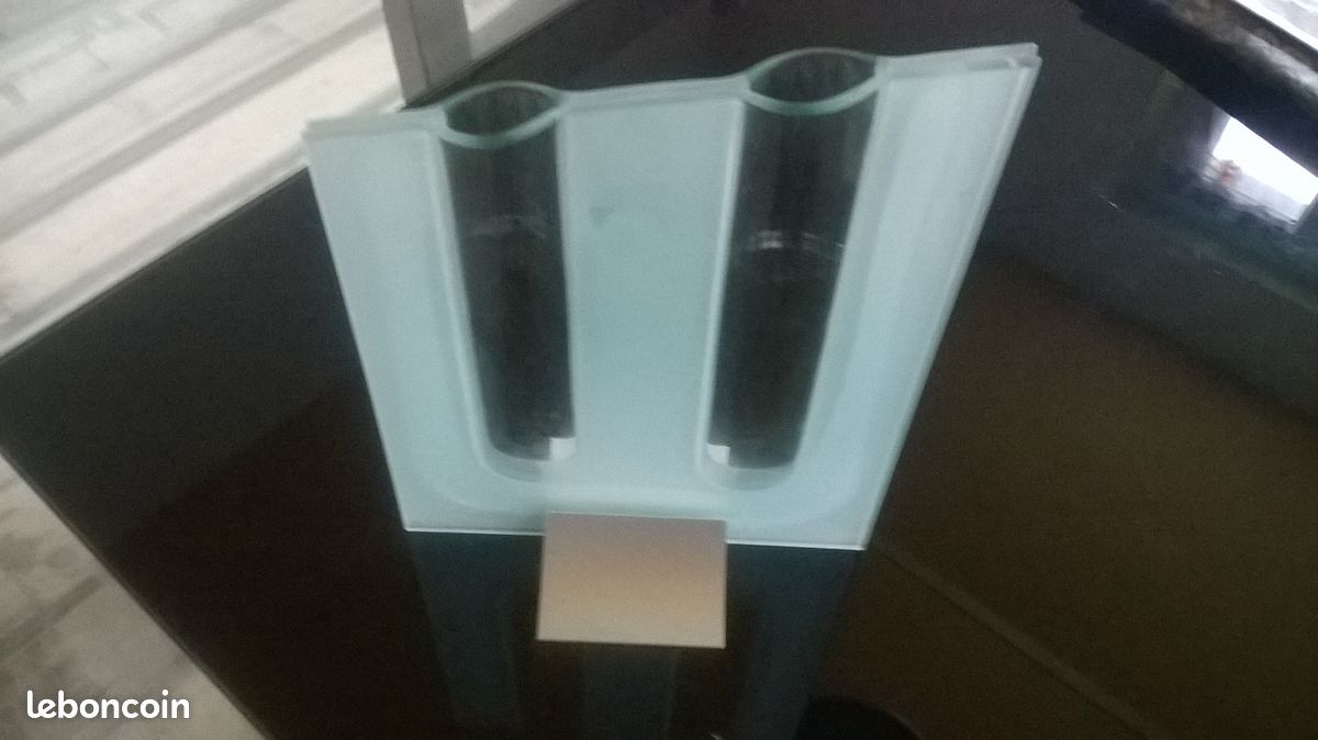 Vase rectangulaire extra plat en verre (image 2)