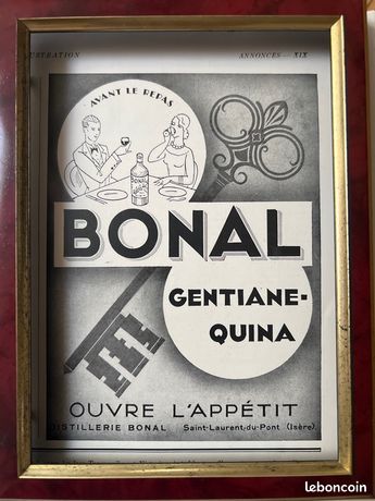 Carte Publicitaire Ancienne – L'Apéritif Bonal – Dos Non Circulé – France