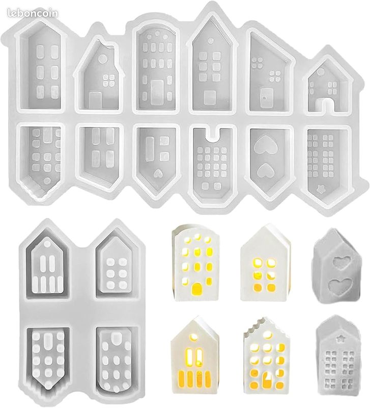 Zueyen Lot de 3 moules en silicone hémisphère moyen pour bonbons et