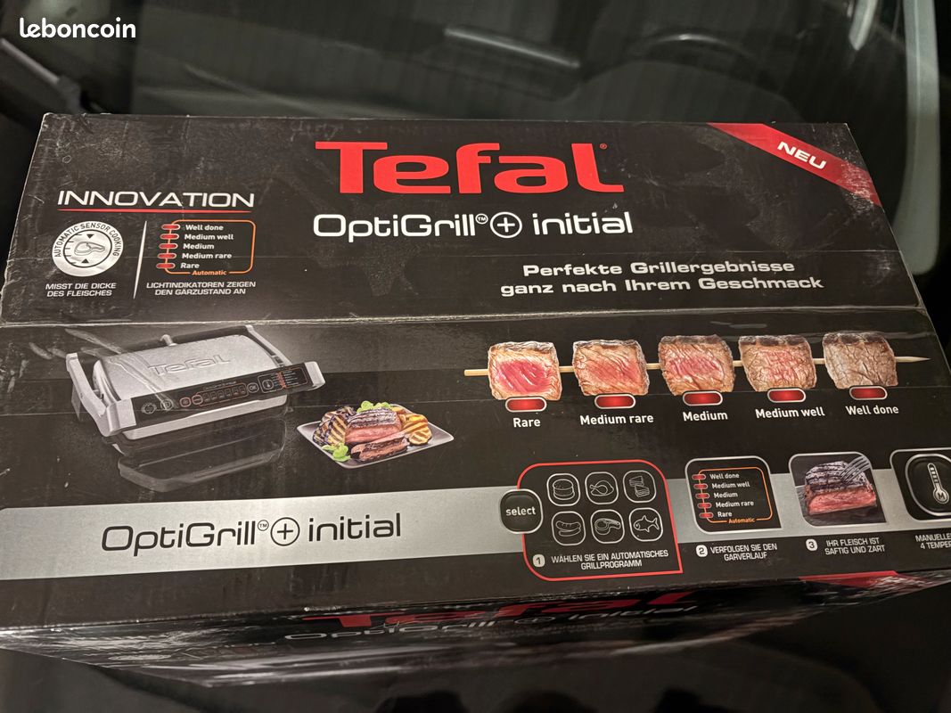 🔥 Grill Tefal OptiGrill+ Initial – NEUF jamais utilisé 🔥 (image 3)
