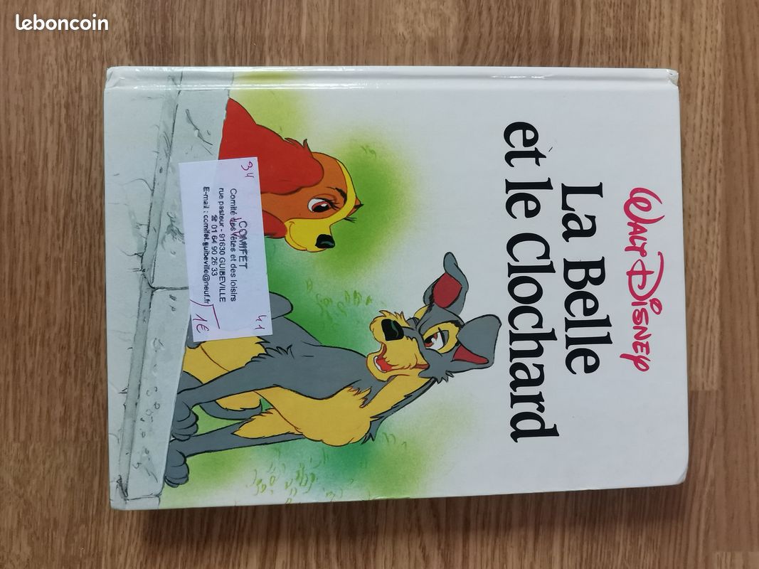 Livre enfant - La Belle et Le Clochard - Walt Disney (image 1)