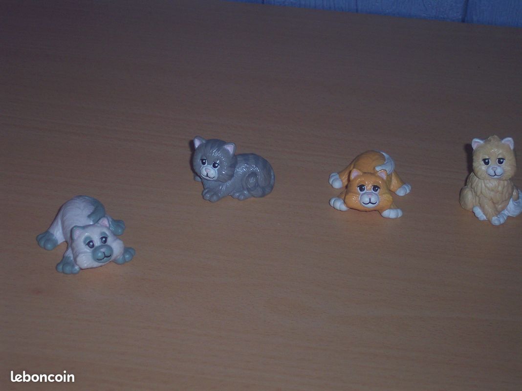 Lot de 4 petits chats vintage 1997 ppi / gti (image 2)