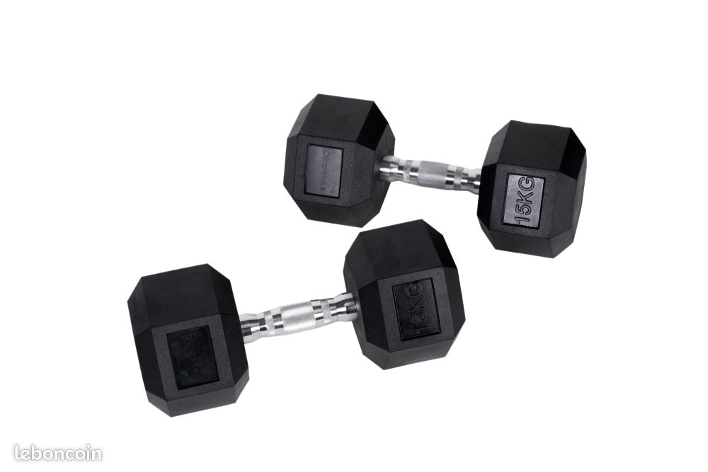 Haltères Ronde PRO | Paire 2,5–60 Kg | Usinés CNC