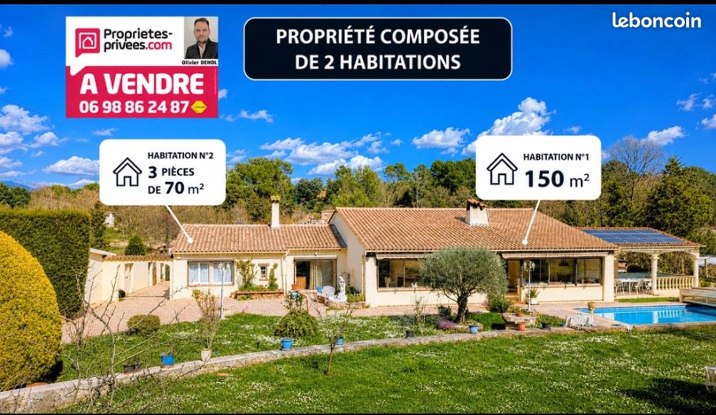 Maison 8 pièces 220 m² · à Montauroux · 220 m² · 749 000 €