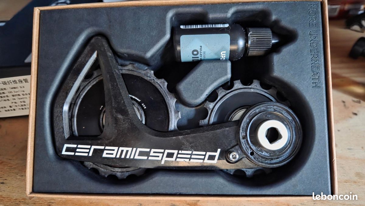 Cage De Dérailleur Ceramicspeed OSPW RS Alpha Pour SRAM Red/Force AXS - Noir, 12 Vitesses, 105g