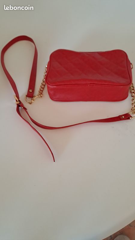 Sac à main rouge vif – état neuf - Versace 19.69 Abbigliamento (image 3)