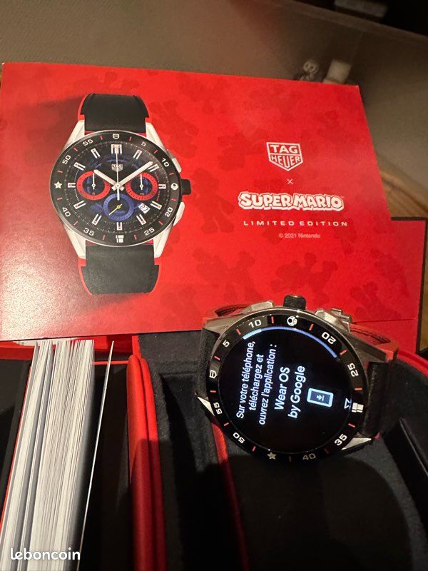 Nintendo Tag Heuer Connected Super Mario Limited Edition Mario Tag