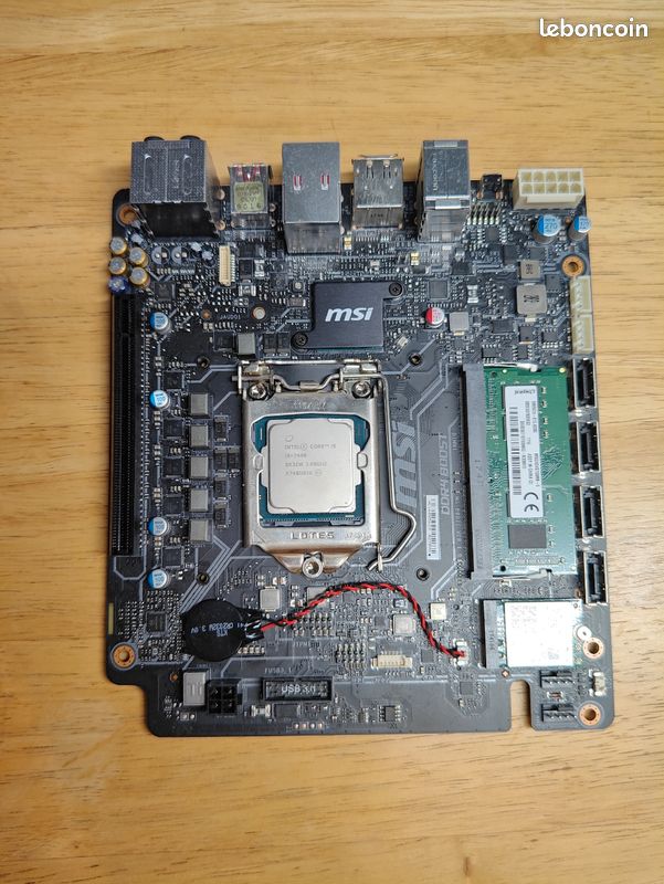 Kit upgrade ITX MSI Aegis 3 | B250 + i5-7400 + 8 Go DDR4 + WiFi (image 1)