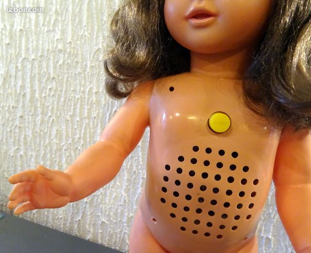 POUPÉE MODIFIÉE AVEC Tête Raynal montée sur corps générique ancien 45