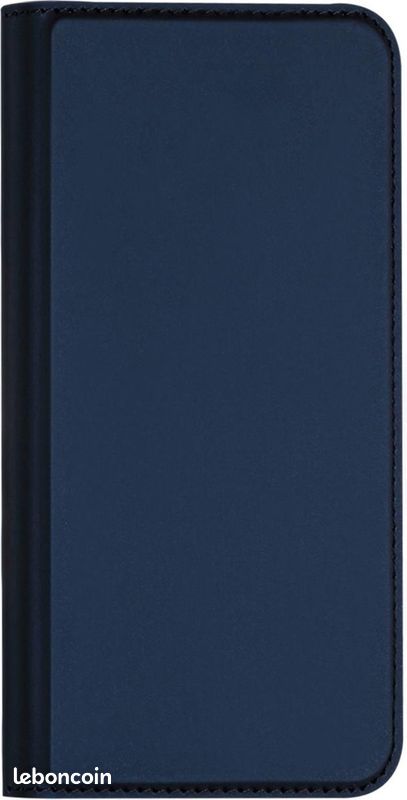 Étui Portefeuille TienJueShi Pour IMO Q5 Avec Rabat - Coque En Cuir TPU Avec Support Livre, Porte-cartes, Bleu Foncé
