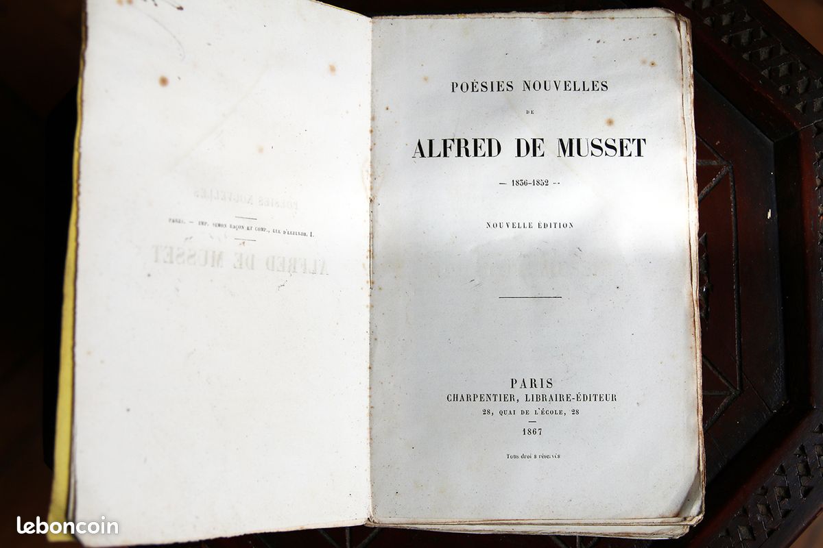 Works of Alfred de Musset Leather - 1867