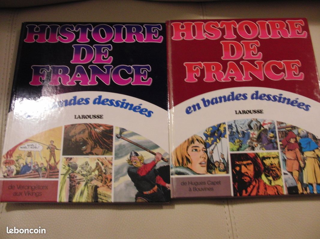 Coffret de BD Histoire de France en bandes dessinées T 1 à 4 1976 (image 2)