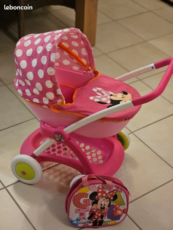 Minnie Jouet Poussette Minnie Rouge Poussette Minnie Pour Poupon Deals