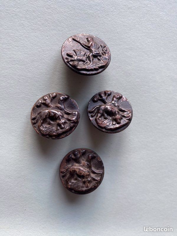 Bouton chien de chasse - Collection