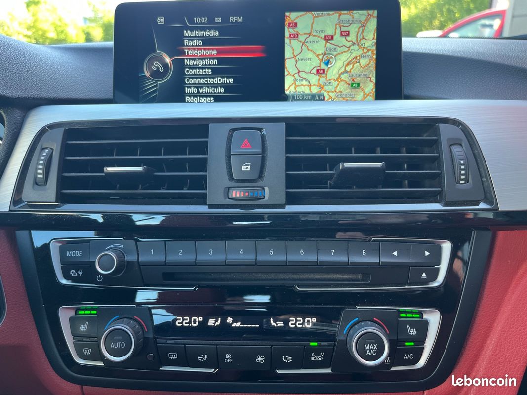 BMW SERIE 4 CABRIOLET 3.0 435 D 315 M-SPORT XDRIVE BVA + affichage tete haute + sieges elec a memoire (image 20)