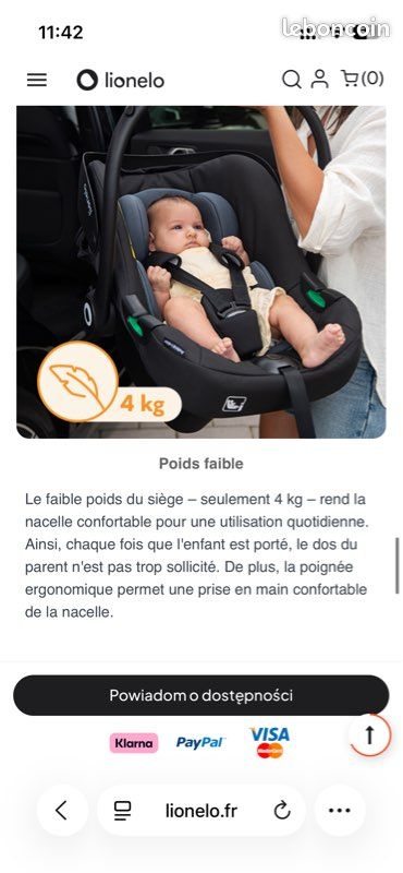 Cosy Lionelo Astrid I-Size neuf (image 6)