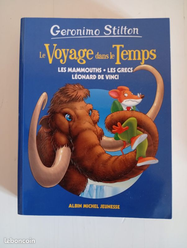 Lot de 2 livres Les voyages dans le temps de Géronimo Stilton, volume 2 et 3 (image 3)