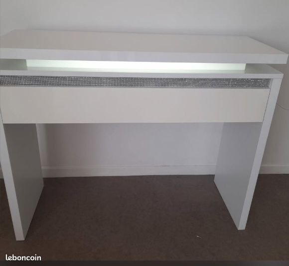 Console blanche laqué (image 1)