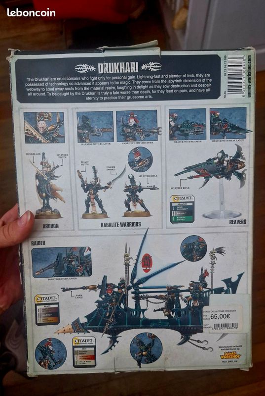 Warhammer 40K Start Collecting Drukhari complet – neuf, sur grappes (image 2)