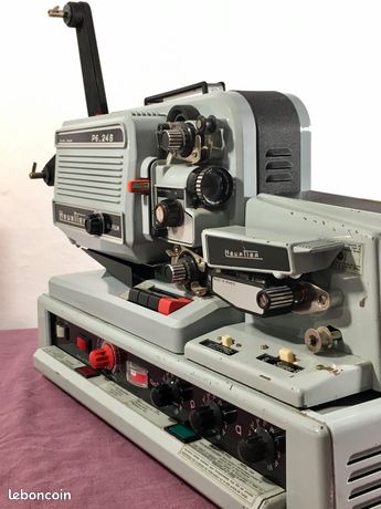 Projecteur Cinéma Sonore Heurtier P6 24b – Bi-film Super 8 Et Standard 8mm