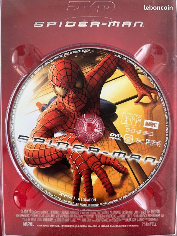 3 disque Spider Man, Spider Man 2,1 et Spider Man 3 (image 1)