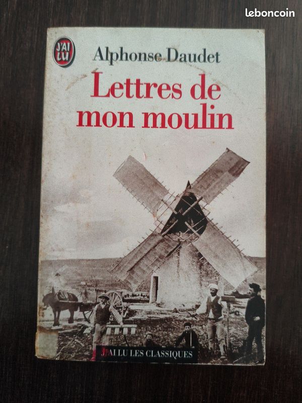 Livre Alphonse Daudet lettres de mon moulin (image 1)