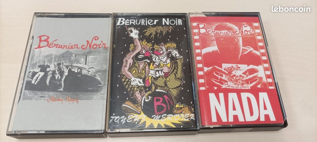 3 cassettes Bérurier noir (image 1)
