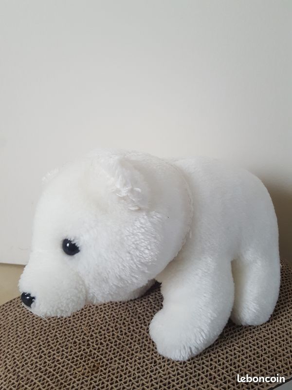 Peluche ours blanc (image 2)