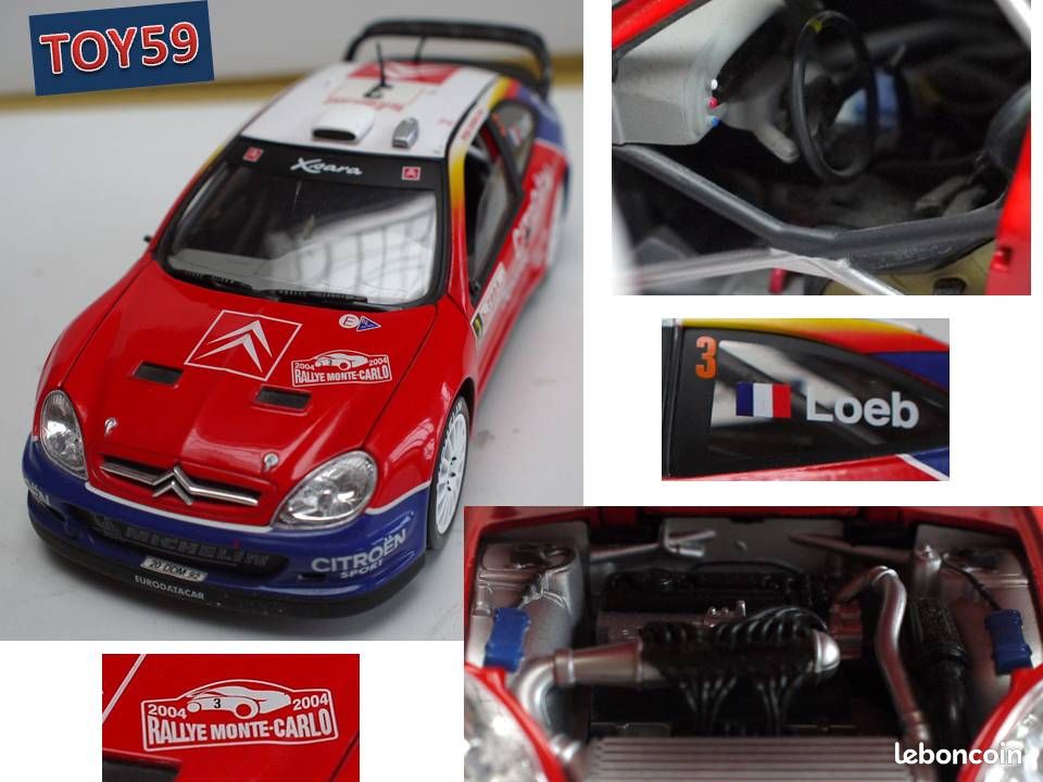 AUTOART 1:18 CITROEN #18 Xsara Wrc Rally Monte Carlo Loeb / Elena 80337 EUR 114,83 - FR
