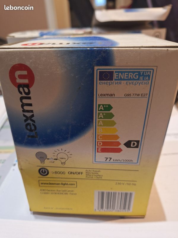 Lot de 3 ampoules 100 W Lexman (image 2)