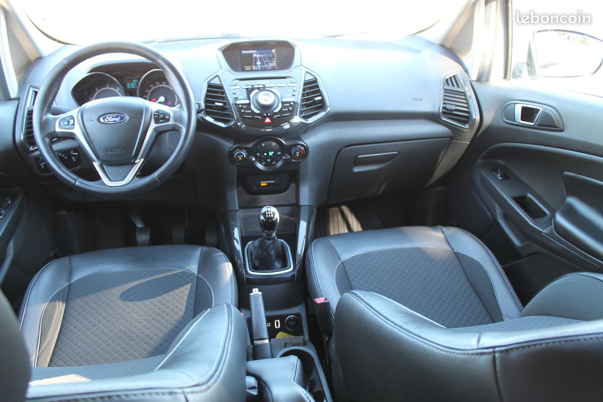 FORD ECOSPORT 4X2 1.5L TDCI 95CV BTE 5VT pack SPORT/TITANIUM SONY NAVI CUIR/GPS 2017 ETAT NEUF GARANTIE 6 MOIS MOT/BTE (image 6)