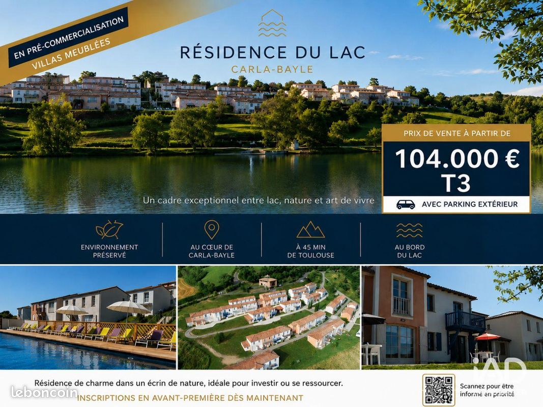 Maison 5 pièces 77 m² · à Carla-Bayle · 77 m² · 157 179 €