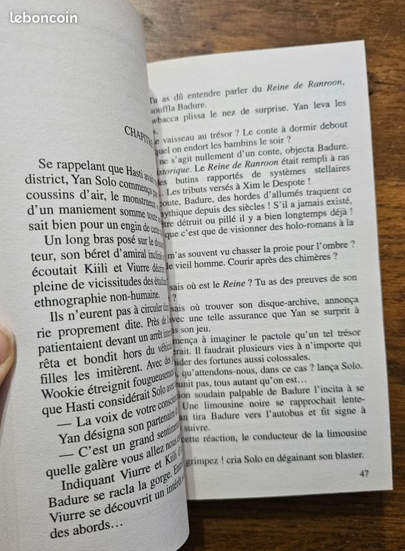 RARE Livre : Star Wars 69 - Les aventures de Yan Solo, tome 3 : Yan Solo et le Trésor de Xim (image 5)