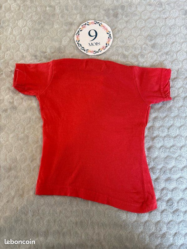 Lot 4 t-shirts fille - 9 mois (image 17)