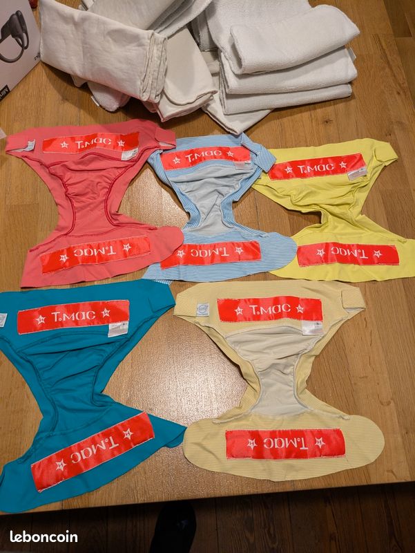 Lot couches lavables HAMAC TMAC taille S (image 8)