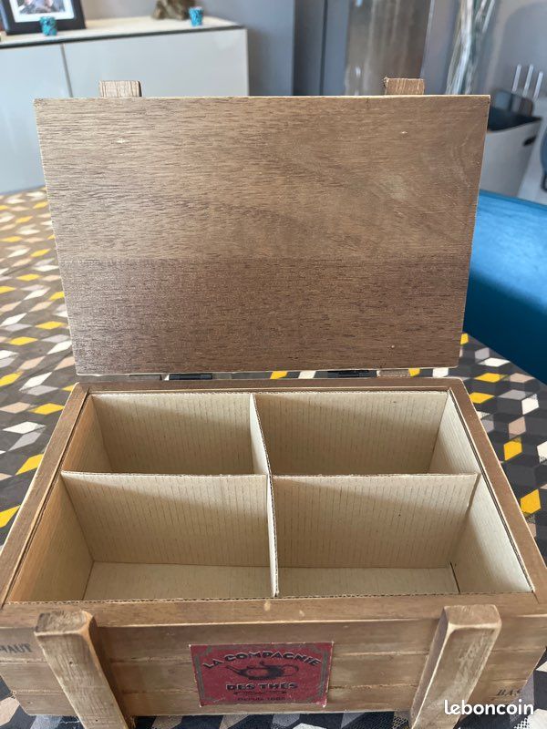 Boîte De Rangement En Bois Brute Pour Sucre - 22x15x9 Cm, Prête à Décorer - MegaCrea DIY