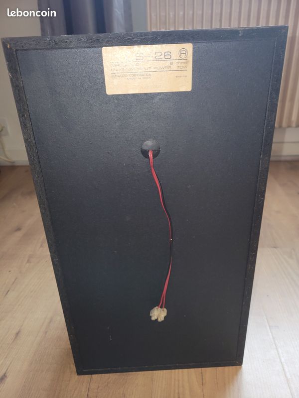 Enceintes KENWOOD LS-26 70W - Pack 2 Enceintes Acoustiques Vintage Avec Fil