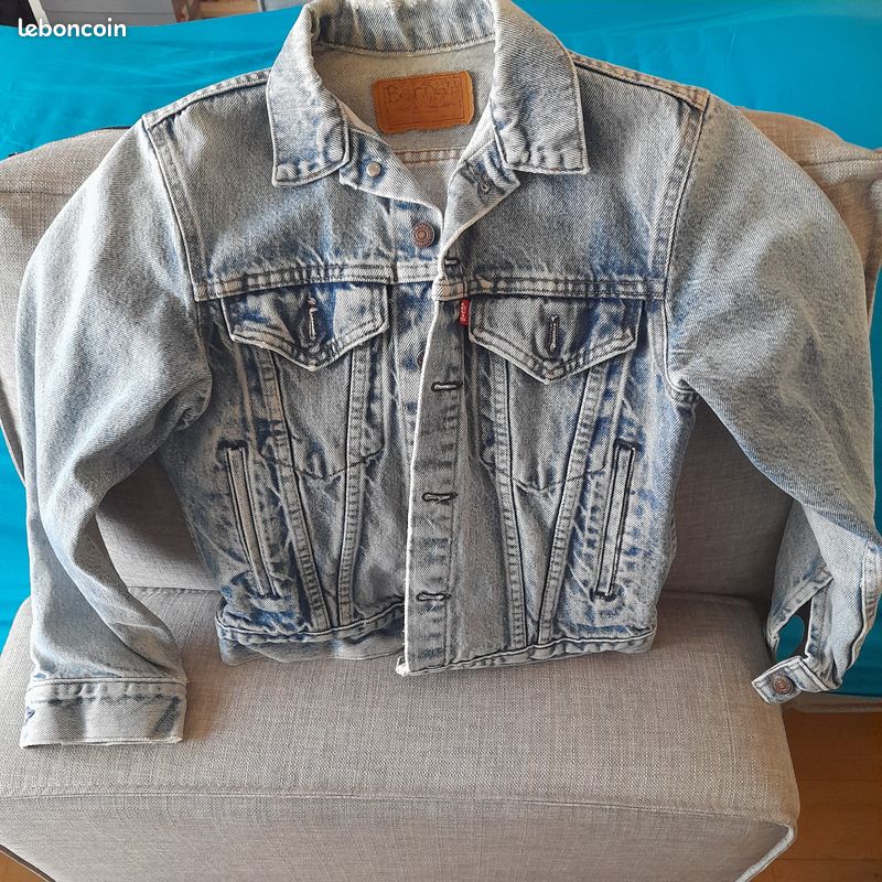 Veste en jeans levis coupe courte Vêtements