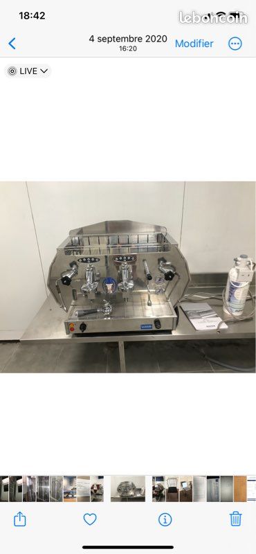 Machine à café LA PAVONI Diamante 2 groupes (image 3)