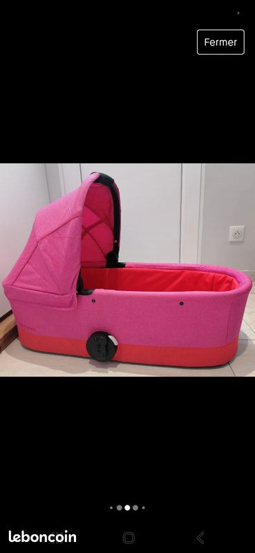 Landeau poussette balios cybex rose (image 2)