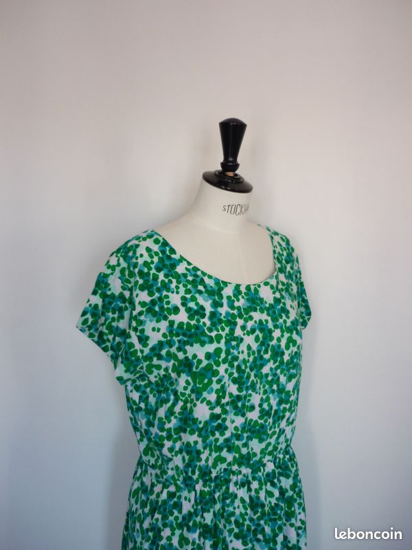 GAP - Robe verte 38, TBE (image 4)