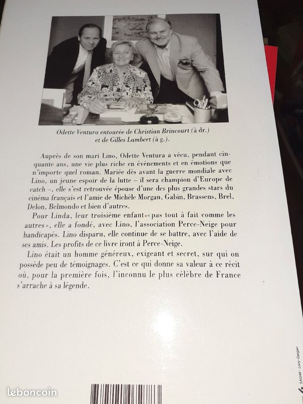 Livre lino Ventura éd Laffont (image 2)